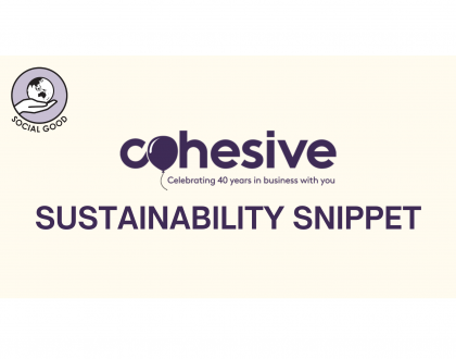Cohesive Sustainability Snippet – August